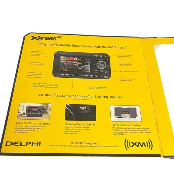 XM Delphi Xpress RC Satellite Radio Car Kit Model - Picture 3 of 4